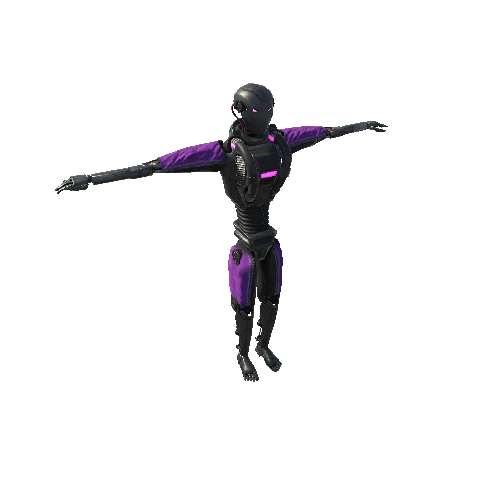 Robot Purple